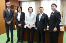 【地域連携】江東区長に表敬訪問しました